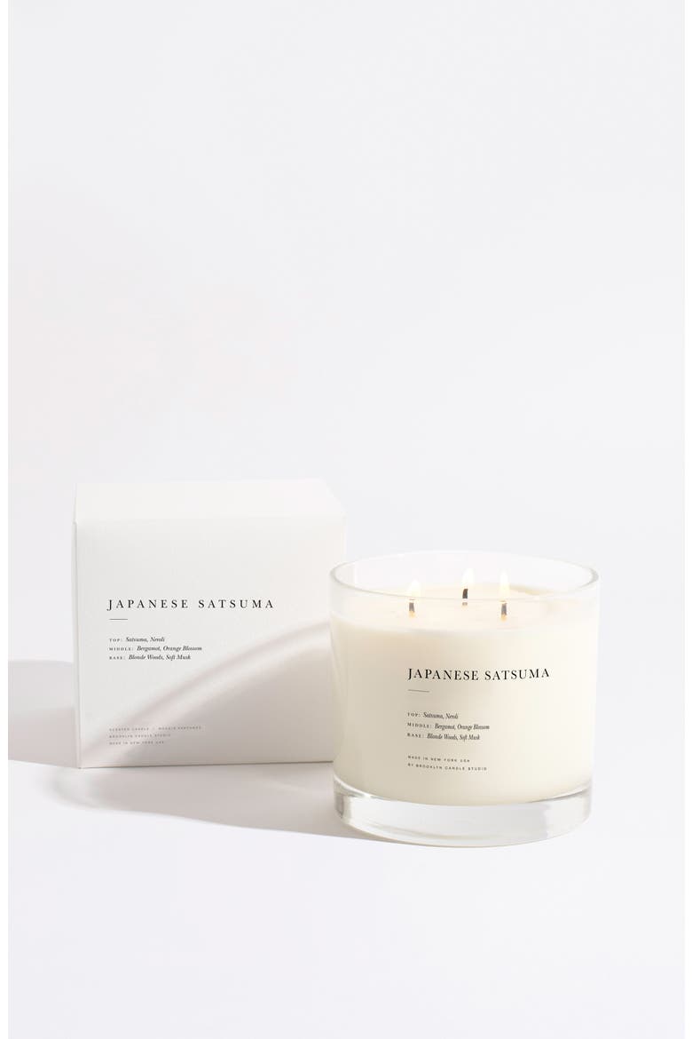 Japanese Satsuma XL 3-Wick Candle, Alternate, color, JAPANESE SATSUMA