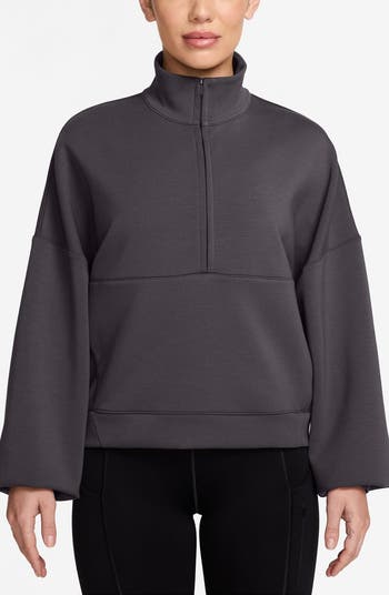 Nike 24.7 ImpossiblySoft Dri-FIT Oversize Half Zip Top | Nordstrom