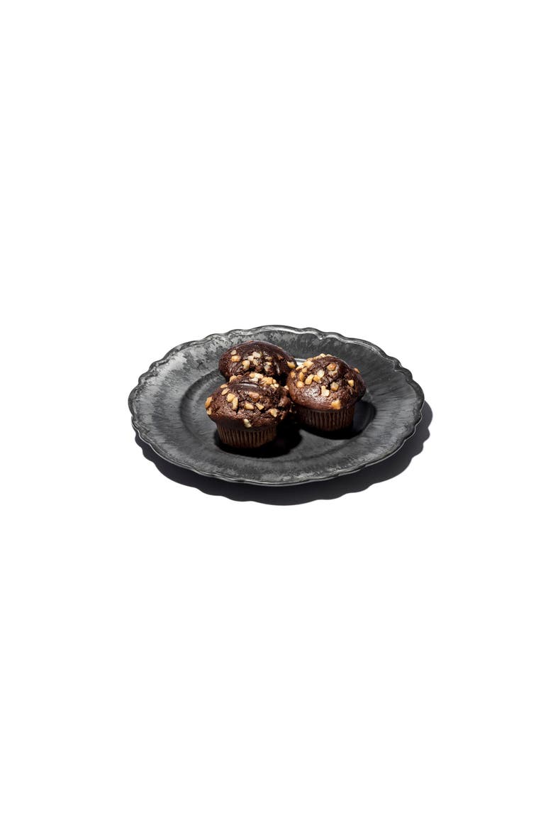 Decoration Tray, Alternate, color, Grey Circle Wave