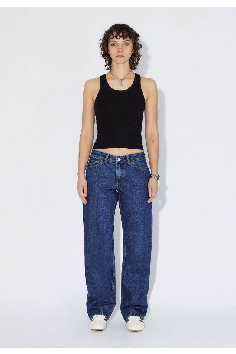Nika Mid Straight Jeans, Alternate, color, Stream Dark Retro Vintage