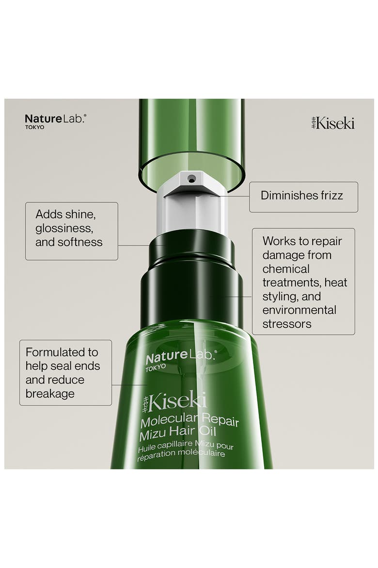 Kiseki Molecular Repair Mizu Hair Oil, Alternate, color, NO COLOR