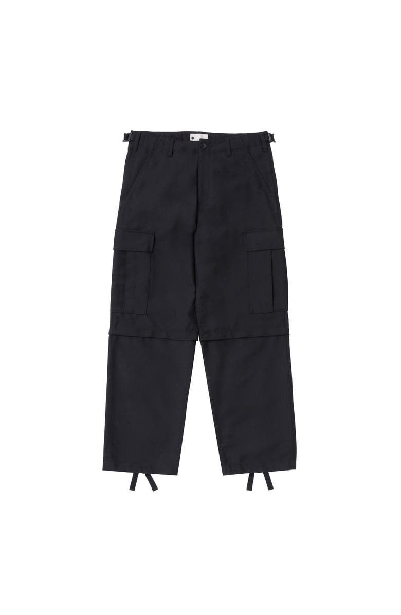 vowels Zip-Off Cargo Pants, Main, color, Black