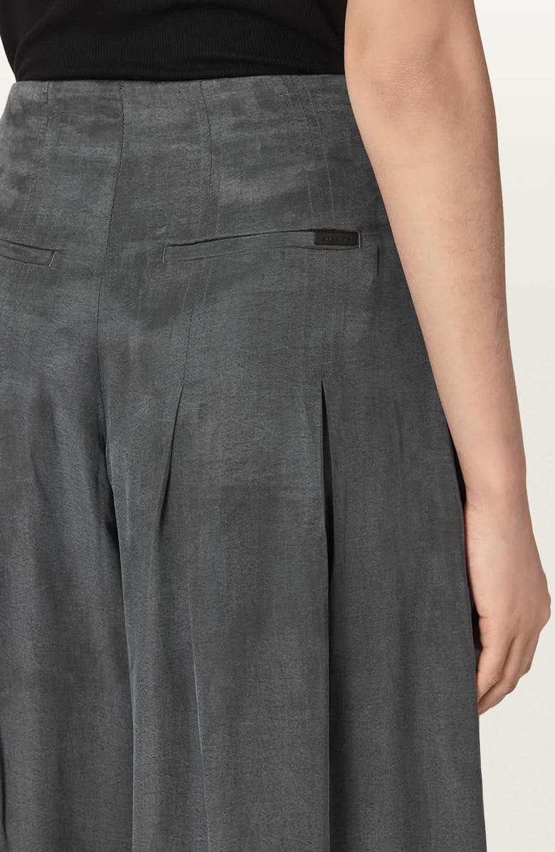 AllSaints Marrlo Wide Leg Pants, Alternate, color, Graphite Blue