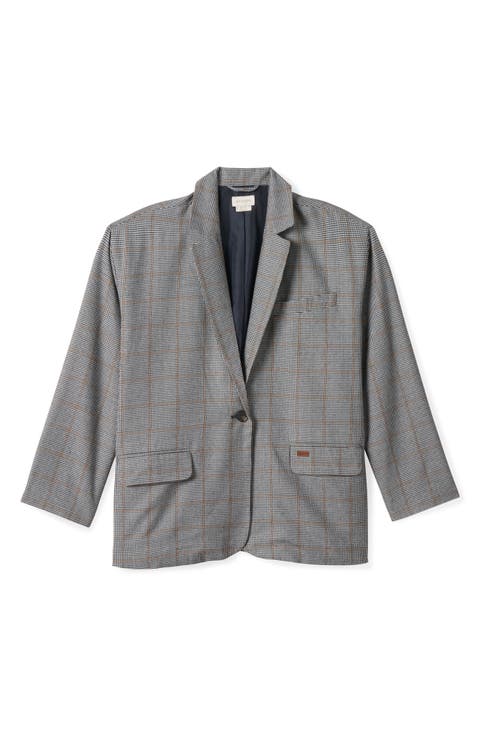 Axl Oversize Plaid Blazer