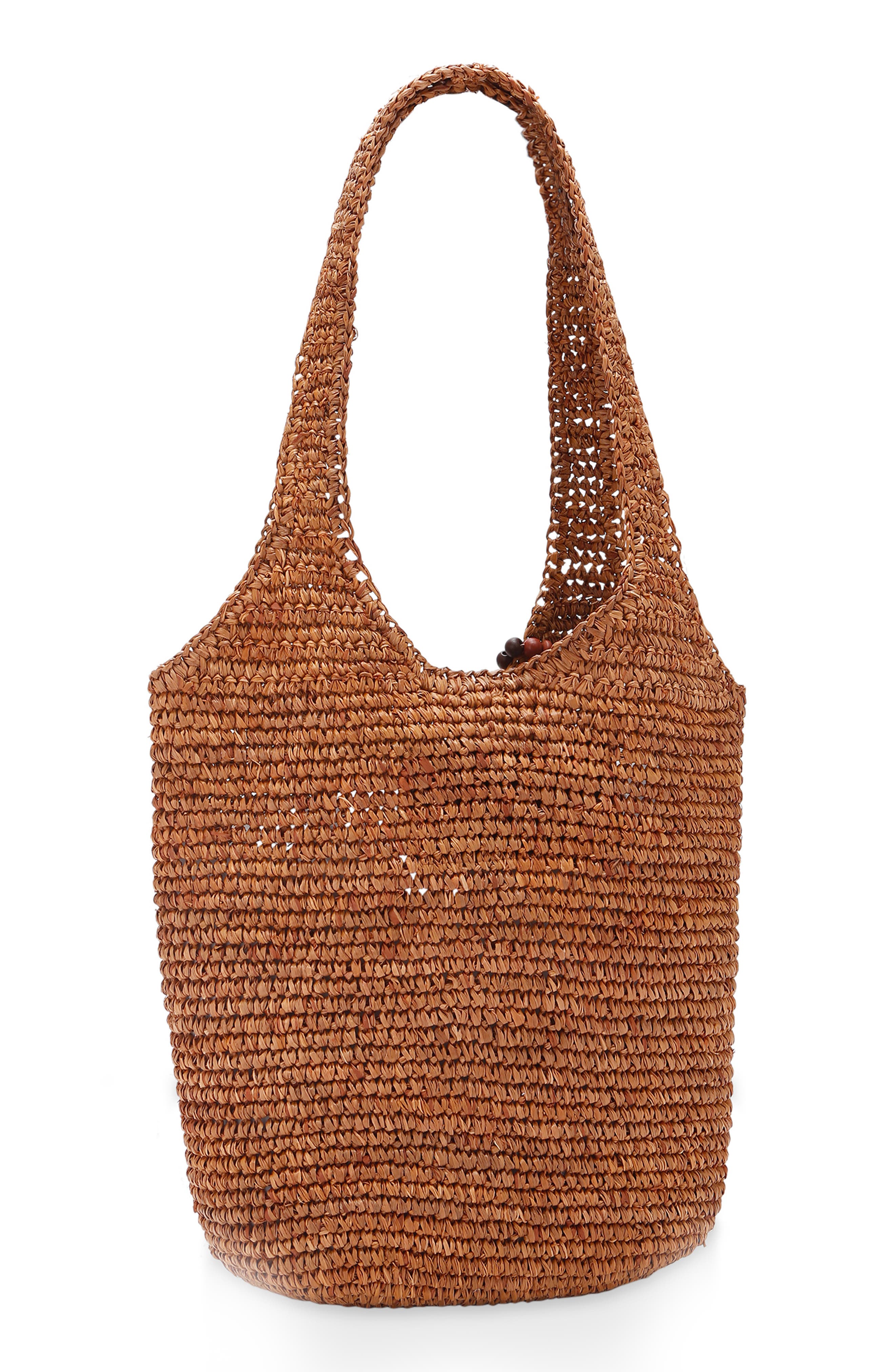 Kurt Geiger London Raffia Hobo Bag, Alternate, color, 