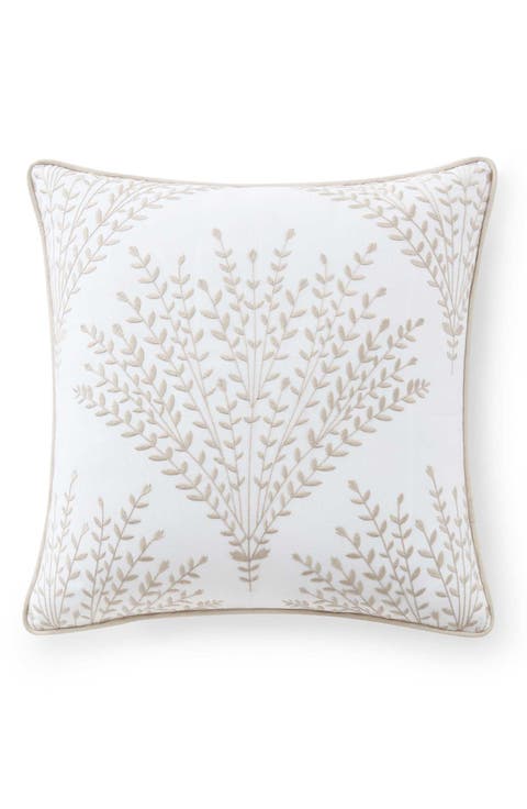 Cottage Leaf Cotton Decorative Pillow