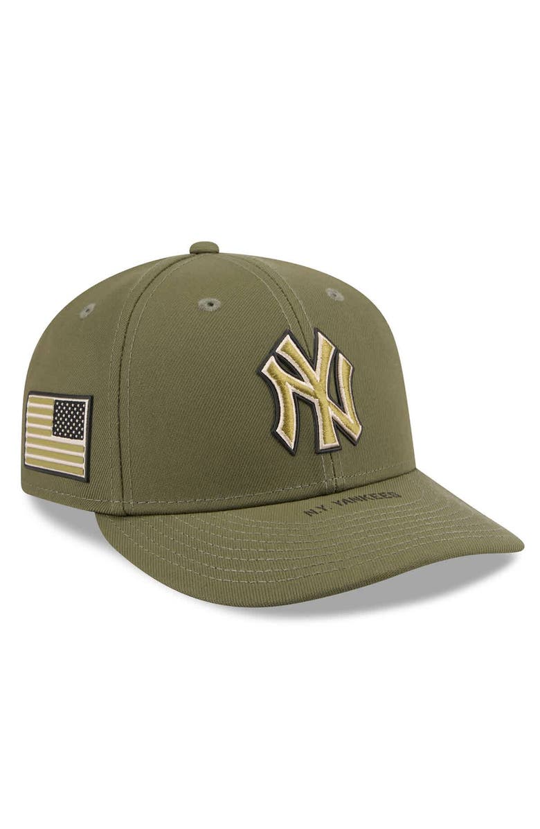 New Era Men's New Era  Olive New York Yankees 2026 Armed Forces Day Low Profile 59FIFTY Fitted Hat, Main, color, Olive