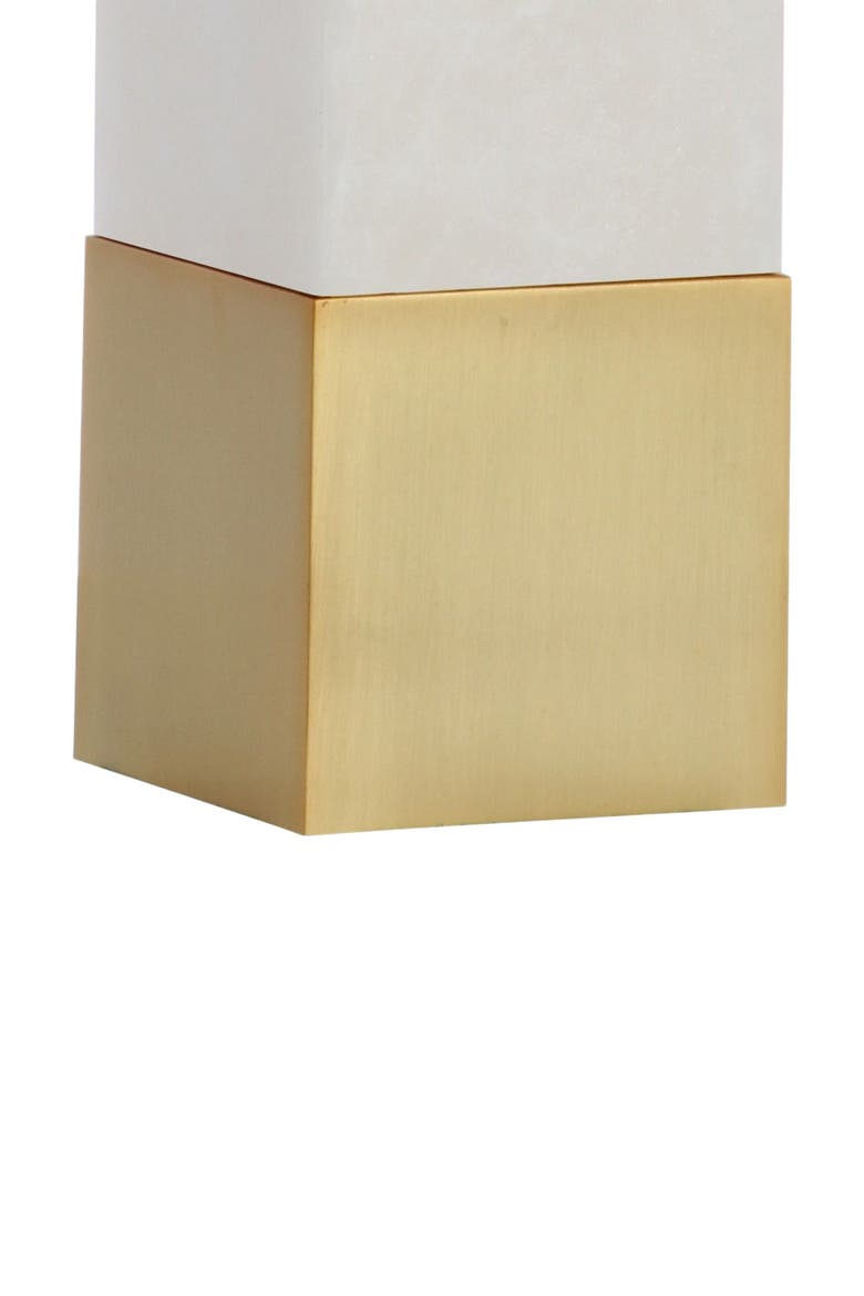 Jeffrey Metal/Marble LED Table Lamp, Alternate, color, Brass Gold/White