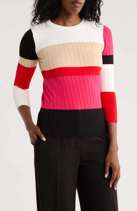 Elie Tahari The Remy Colorblock Sweater