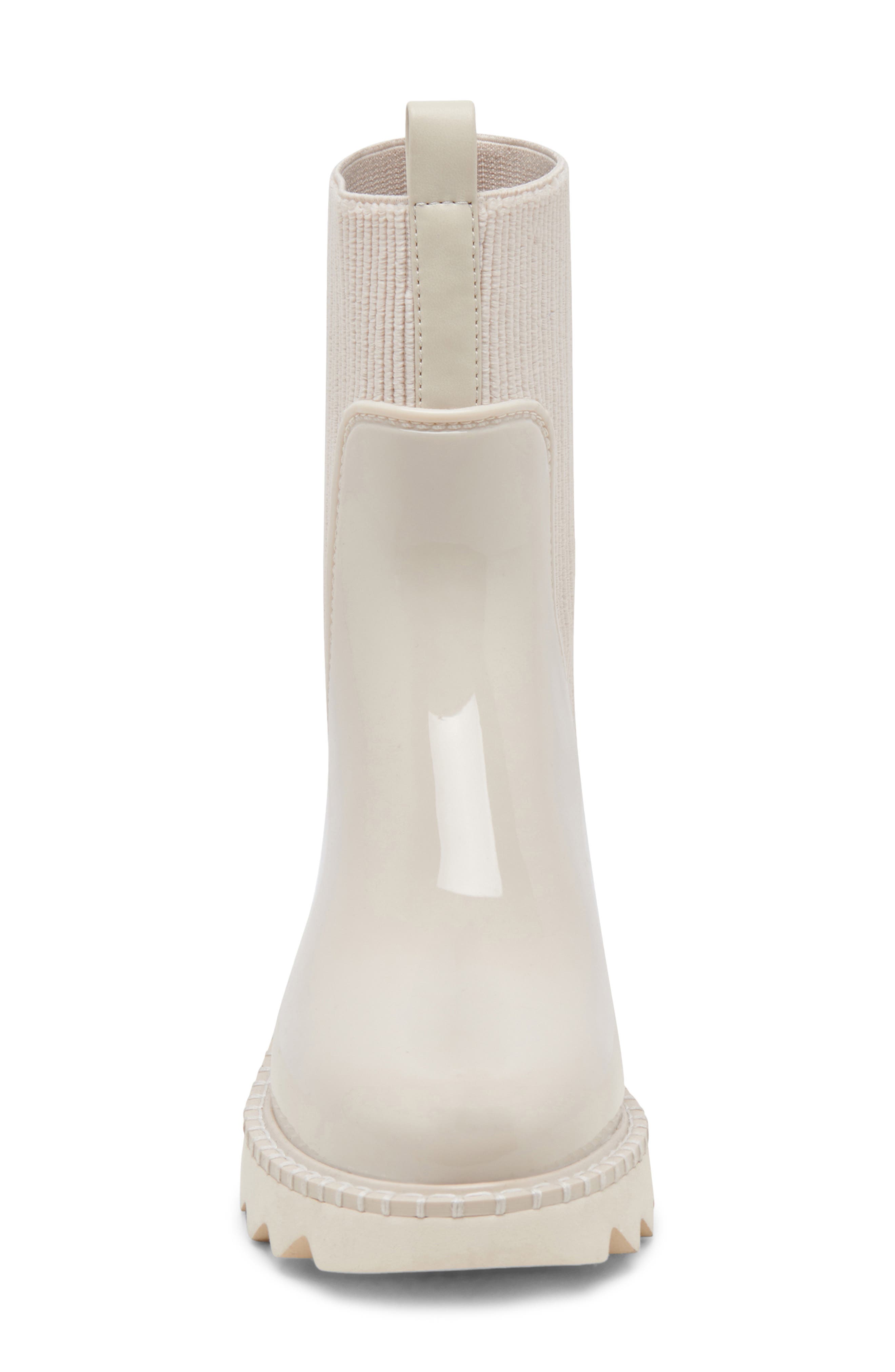 Dolce Vita Tropic H2O Waterproof Platform Bootie, Alternate, color, Ivory Patent Stella H2o