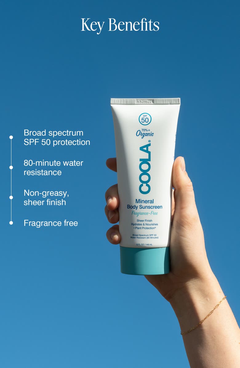 COOLA<sup>®</sup> Suncare Mineral Body Organic Sunscreen Lotion SPF 30, Alternate, color, 