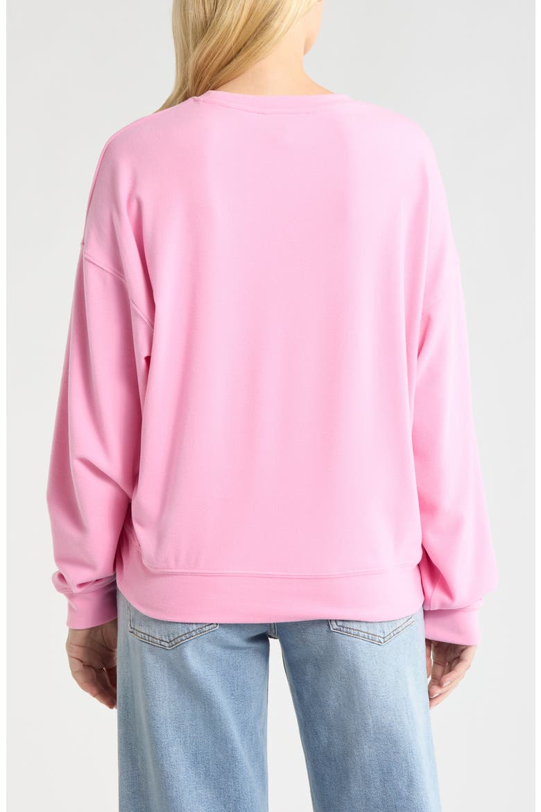 Devyn Be Mine Oversize Sweatshirt, Alternate, color, LOVELY PINK