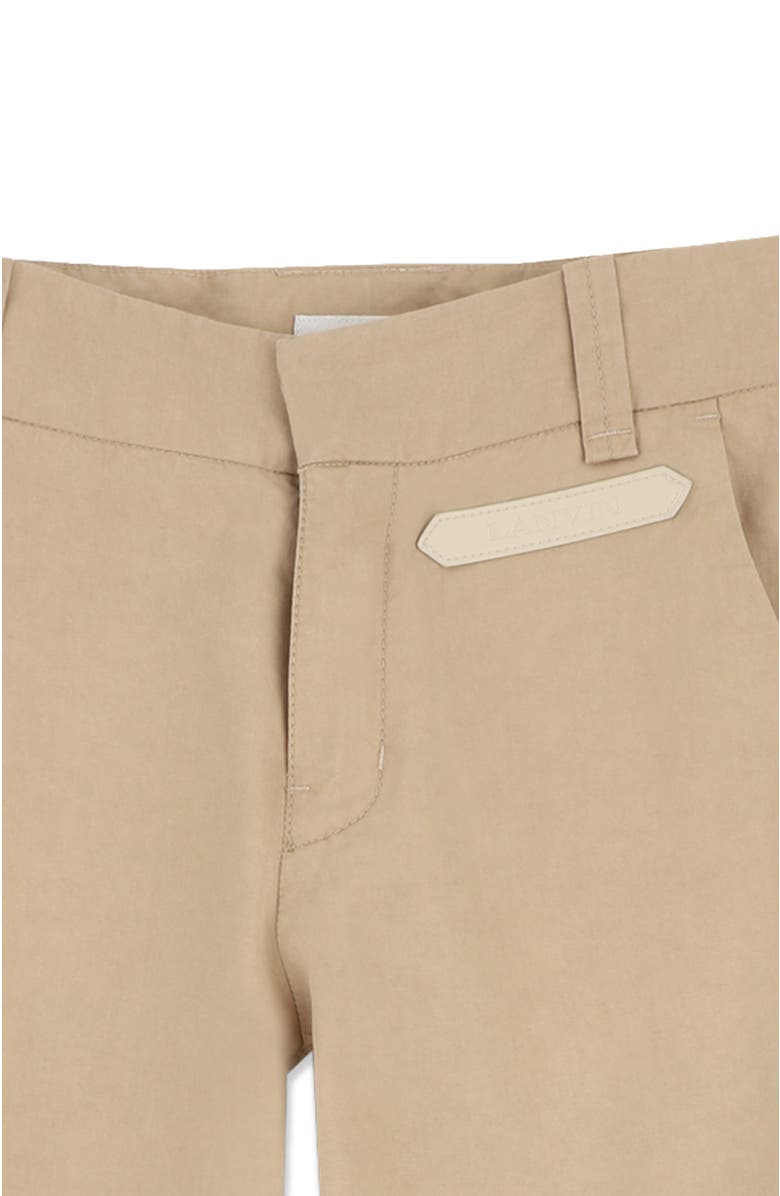 Lanvin TROUSERS WITH ILLUSTRATION, Alternate, color, Beige