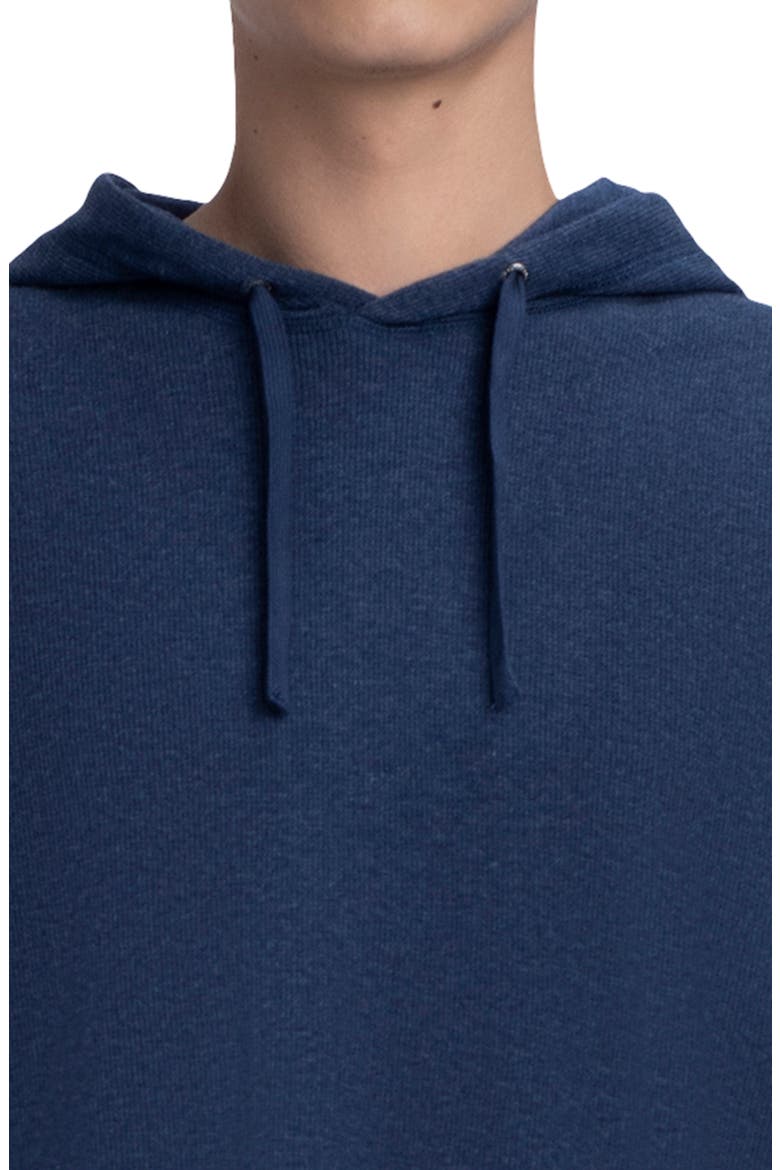 Comfort Knit Cotton Hoodie, Alternate, color, NAVY