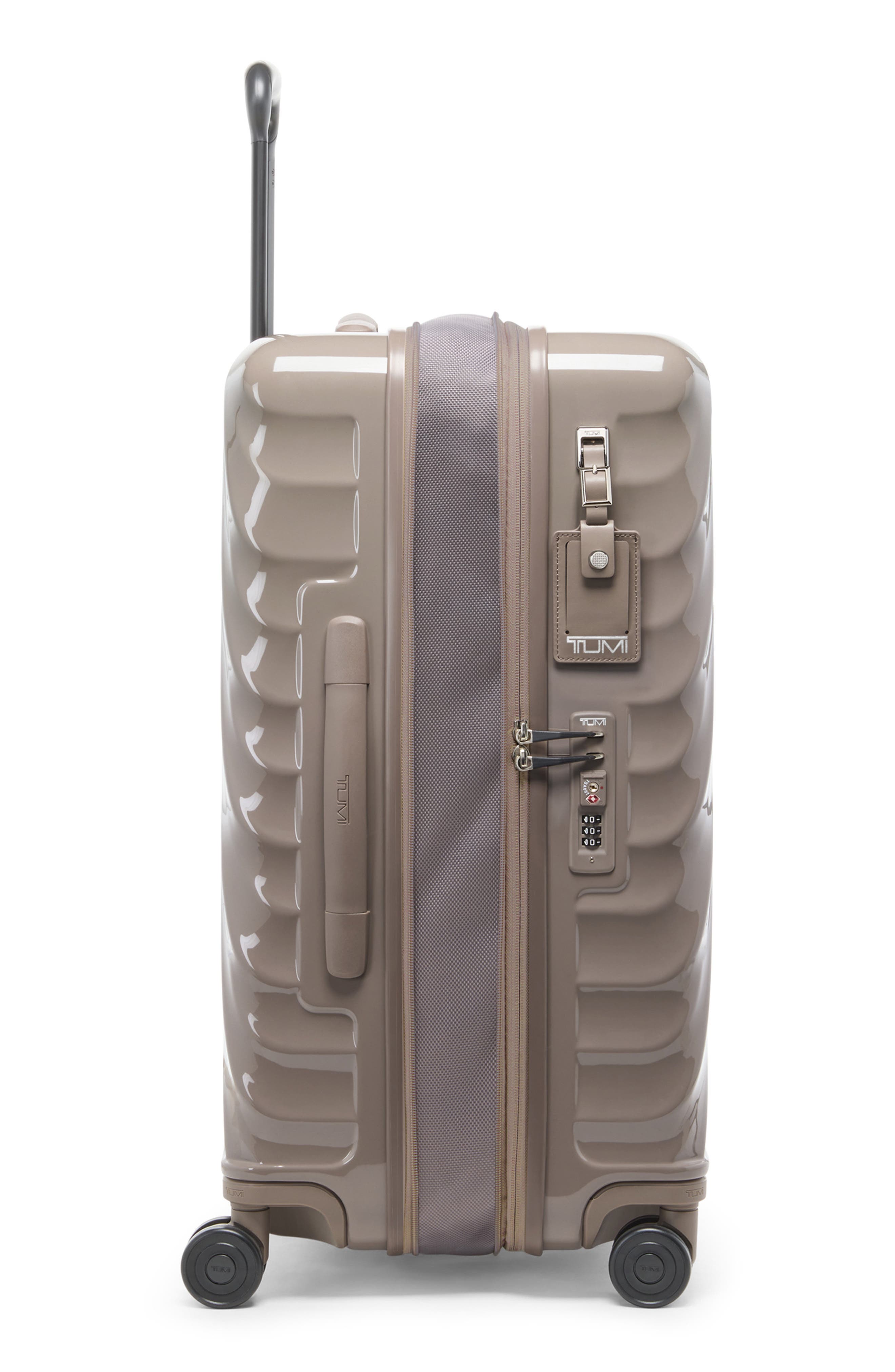 TUMI 19 Degree Medium Expandable Checked Hardside Suitcase, Alternate, color, Moon Rock
