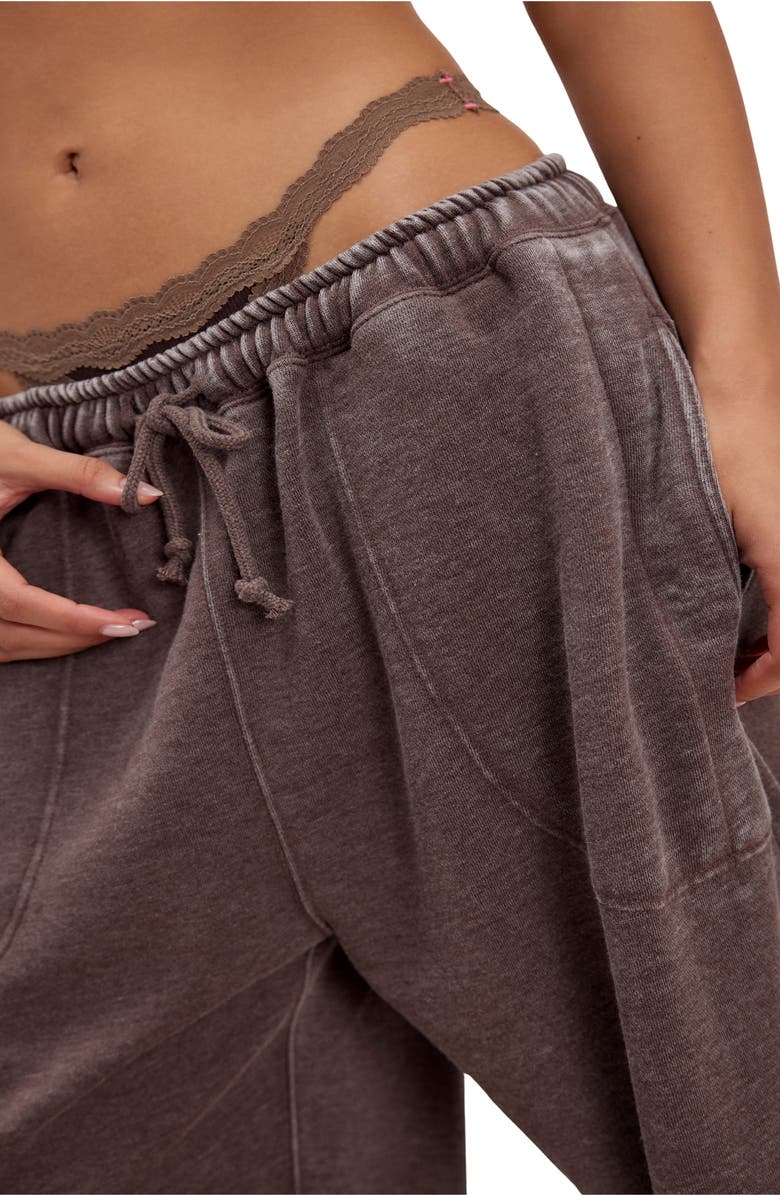 Free People Slow it Down Cotton Blend Joggers, Alternate, color, French Toast