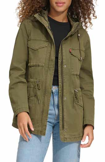 Levi's® Military Four-Pocket Zip Hooded Jacket