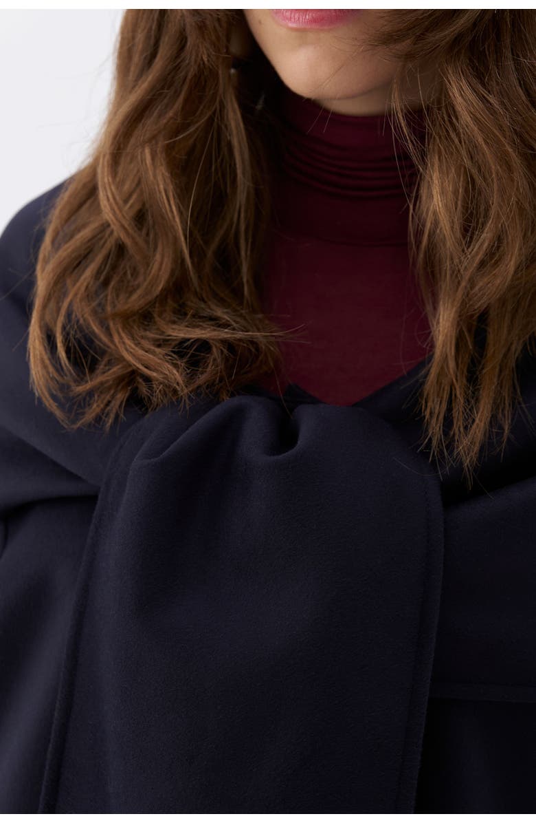 Nocturne Draped Coat with Front Tie Detail, Alternate, color, 