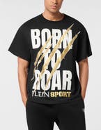 PLEIN SPORT Round Neck T-Shirt Scratch Scratch Men