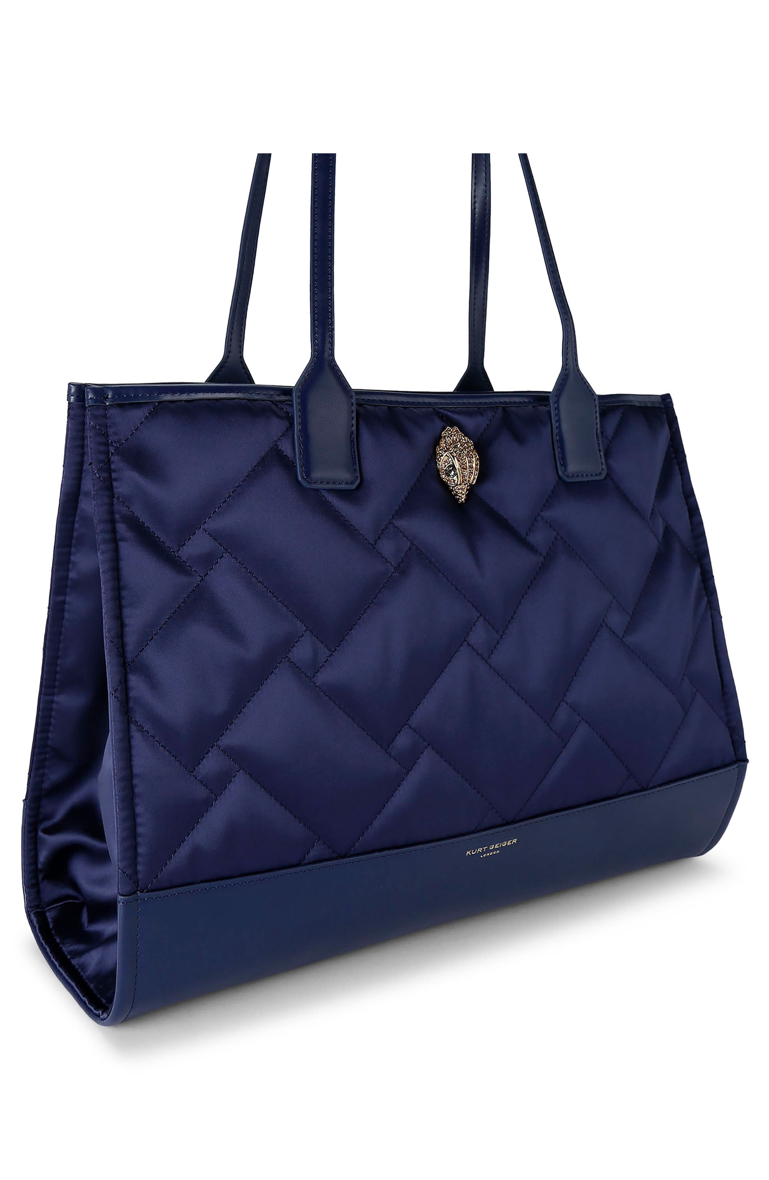 Kurt Geiger London Quilted Shopper Bag, Alternate, color, 