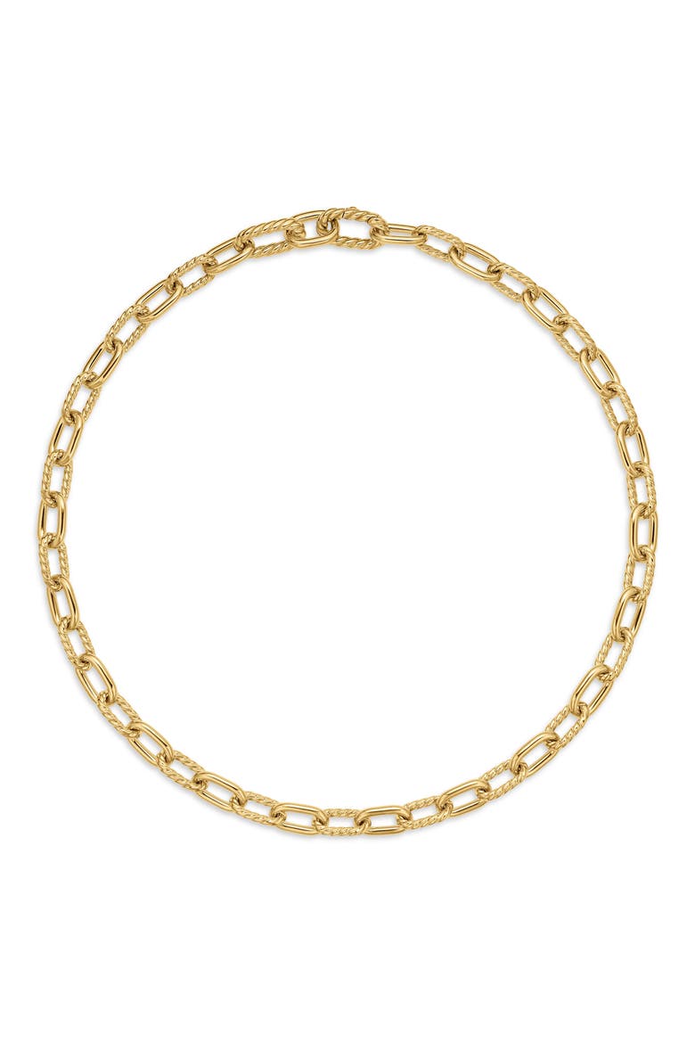 DY Madison® Chain Necklace in 18K Yellow Gold, 8.5mm, Alternate, color, GOLD