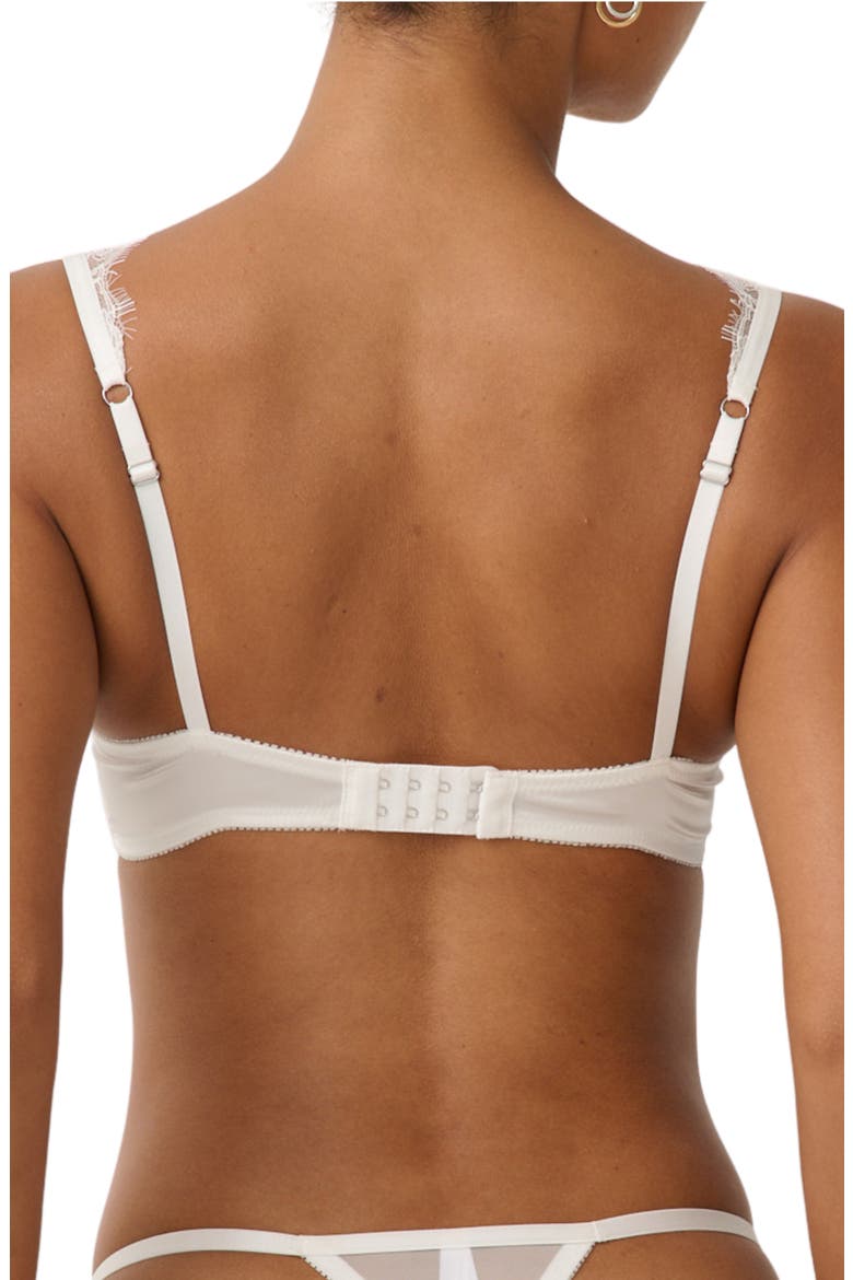 Milly Lace Underwire Bra, Alternate, color, IVORY