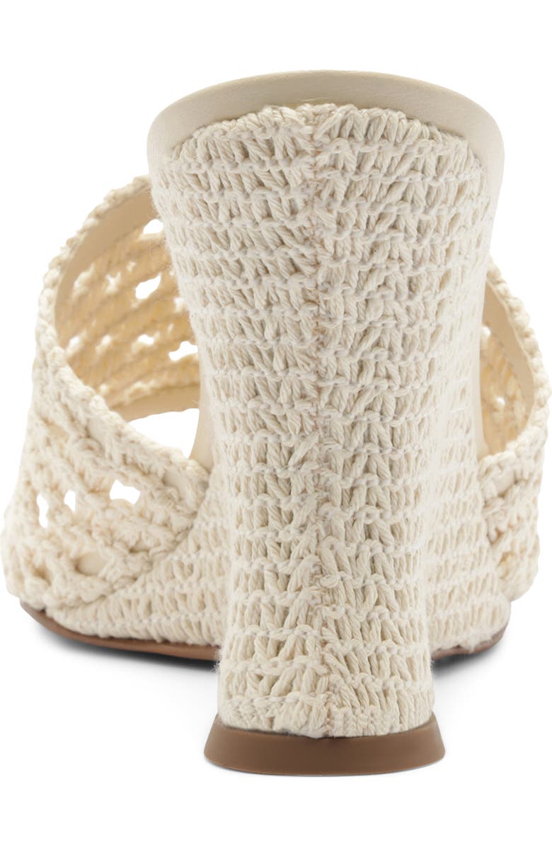 Arezzo Mary Wedge Slide Sandal, Alternate, color, White