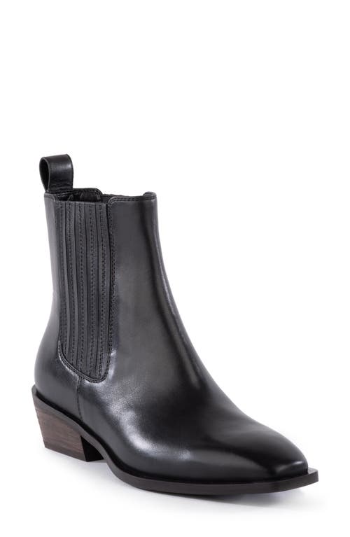 Seychelles Hold Me Down Chelsea Boot in Black Leather 