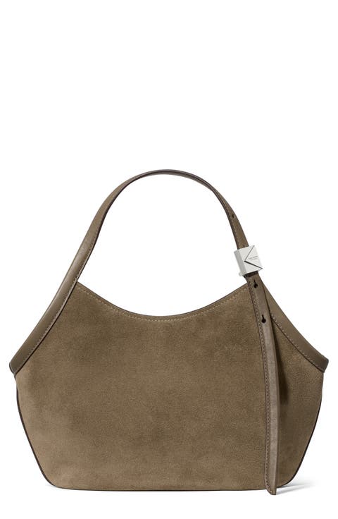 Small Deco Suede Tulip Tote