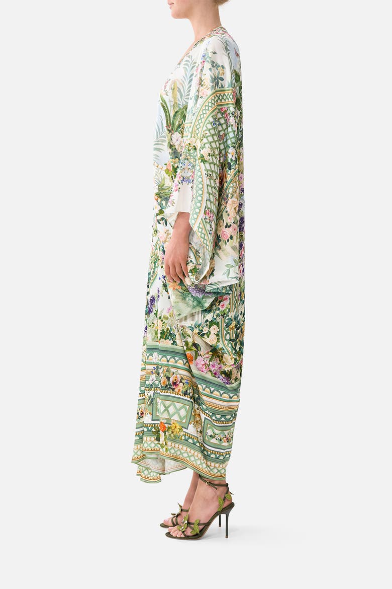 T Shape Long Kaftan, Alternate, color, Art For The Empress