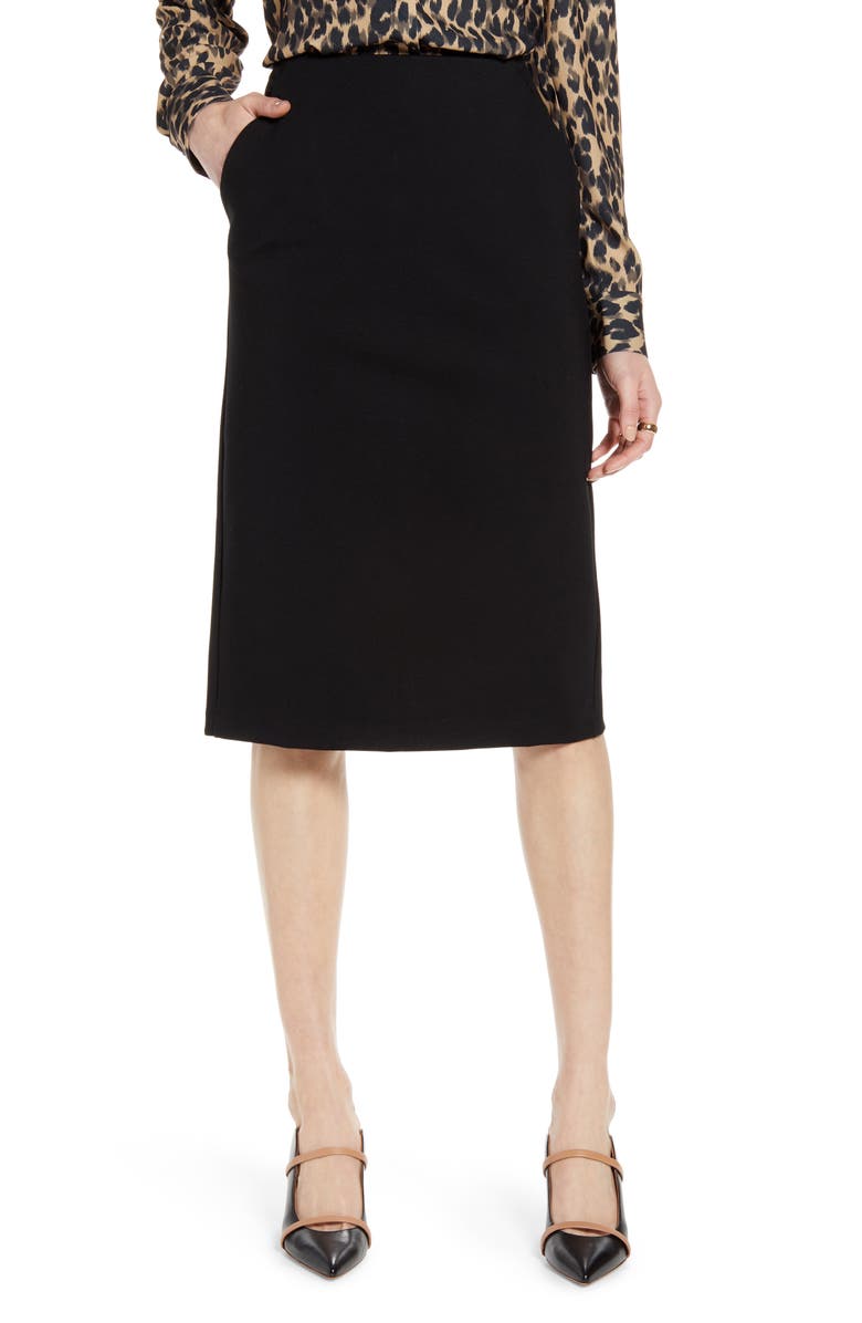 Halogen<sup>®</sup> Knit Pencil Skirt, Main, color, 