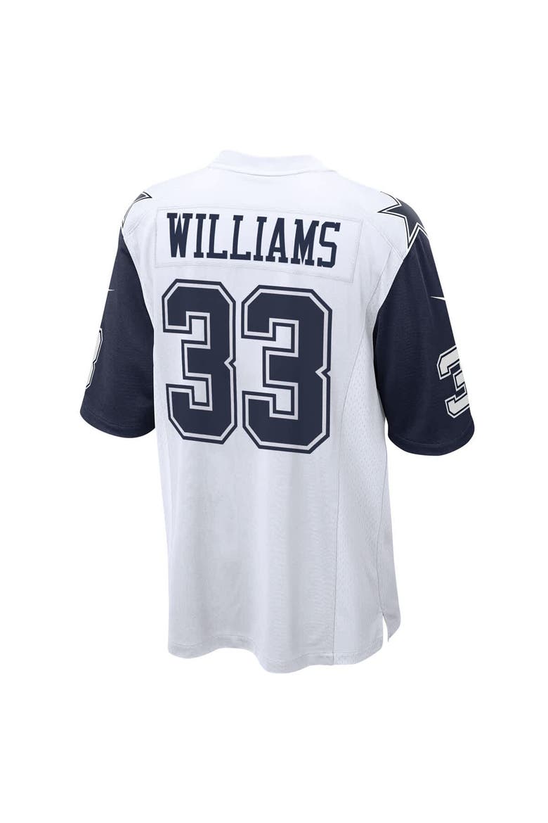 Men's Nike Javonte Williams White Dallas Cowboys Alternate Game Jersey, Alternate, color, White