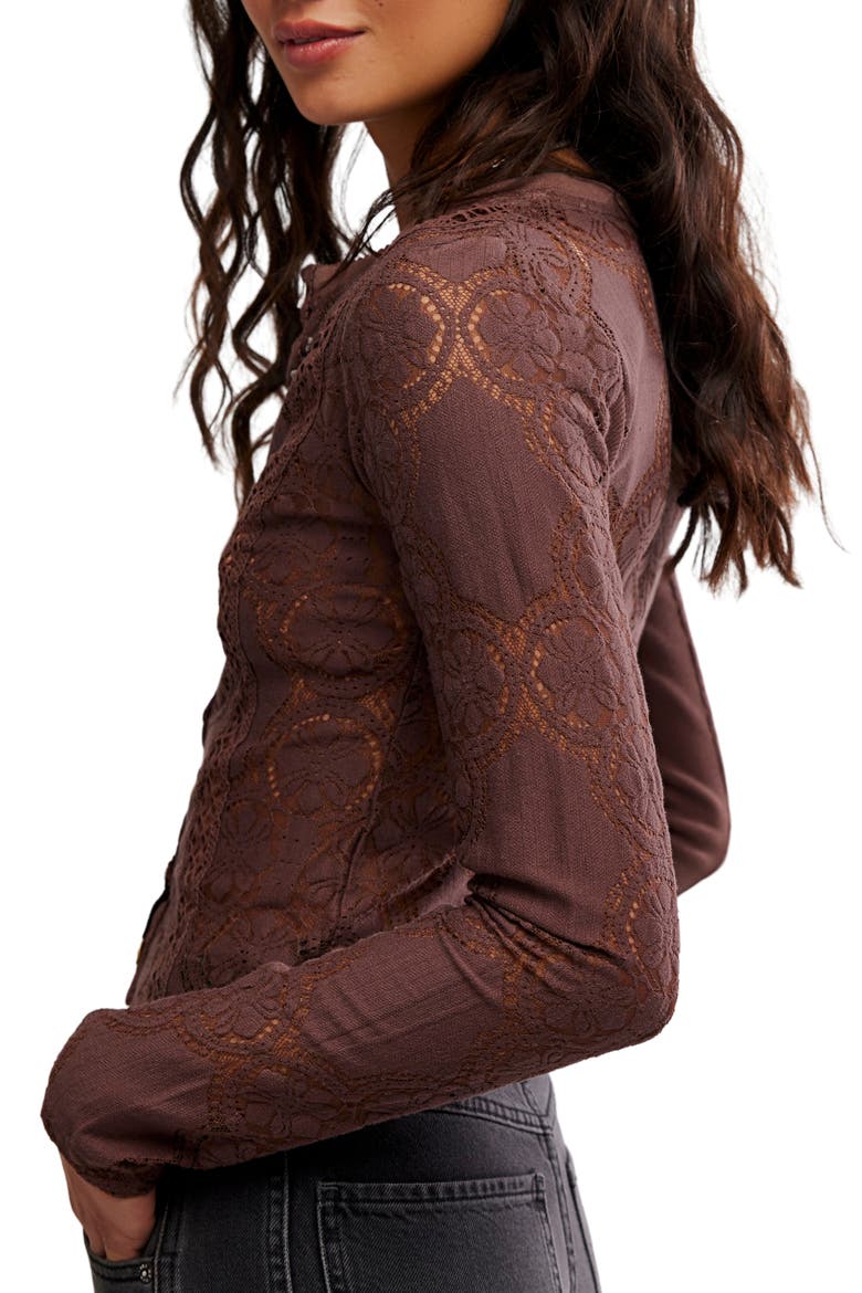 Jae Button-Up Top, Alternate, color, CHICORY COFFEE