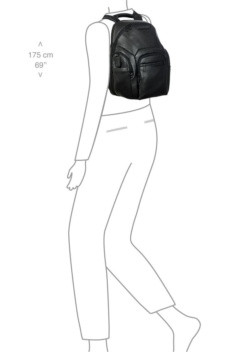 Porsche Design Roadster EVO Nylon Backpack XS, Alternate, color, Black