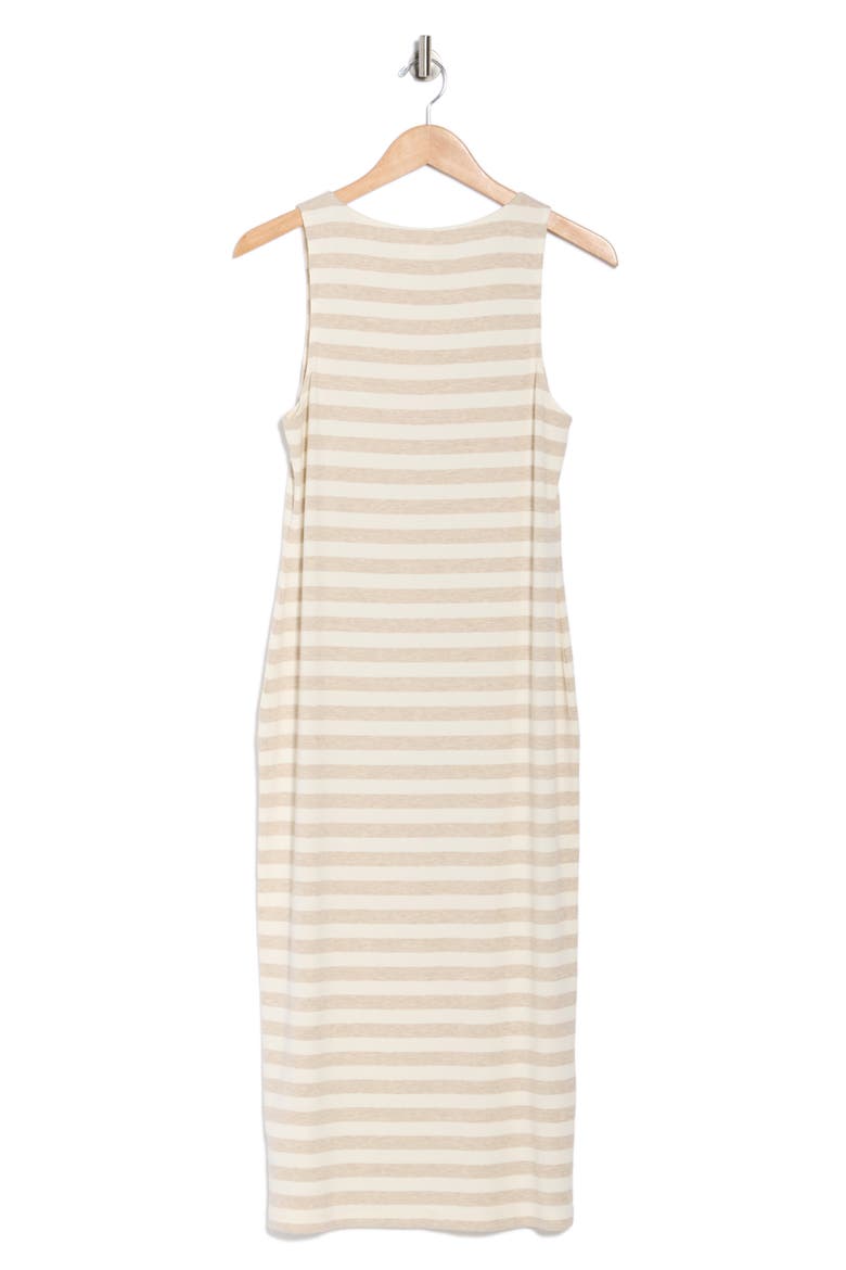 Ivanna Stripe Midi Tank Dress, Alternate, color, IVORY/ MARBLE STRIPE