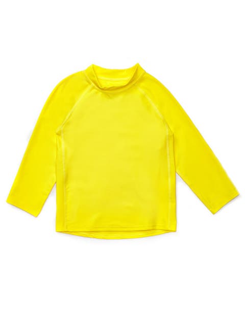 Kids Long Sleeve Rash Guard, UPF 50+ Swim Shirt