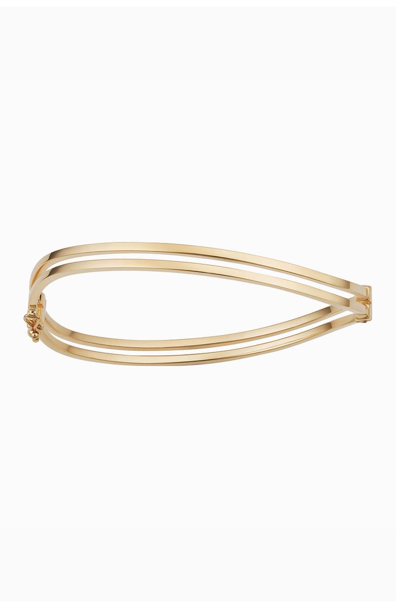 Oradina 14K Gold Hudson Bangle, Alternate, color, Yellow Gold