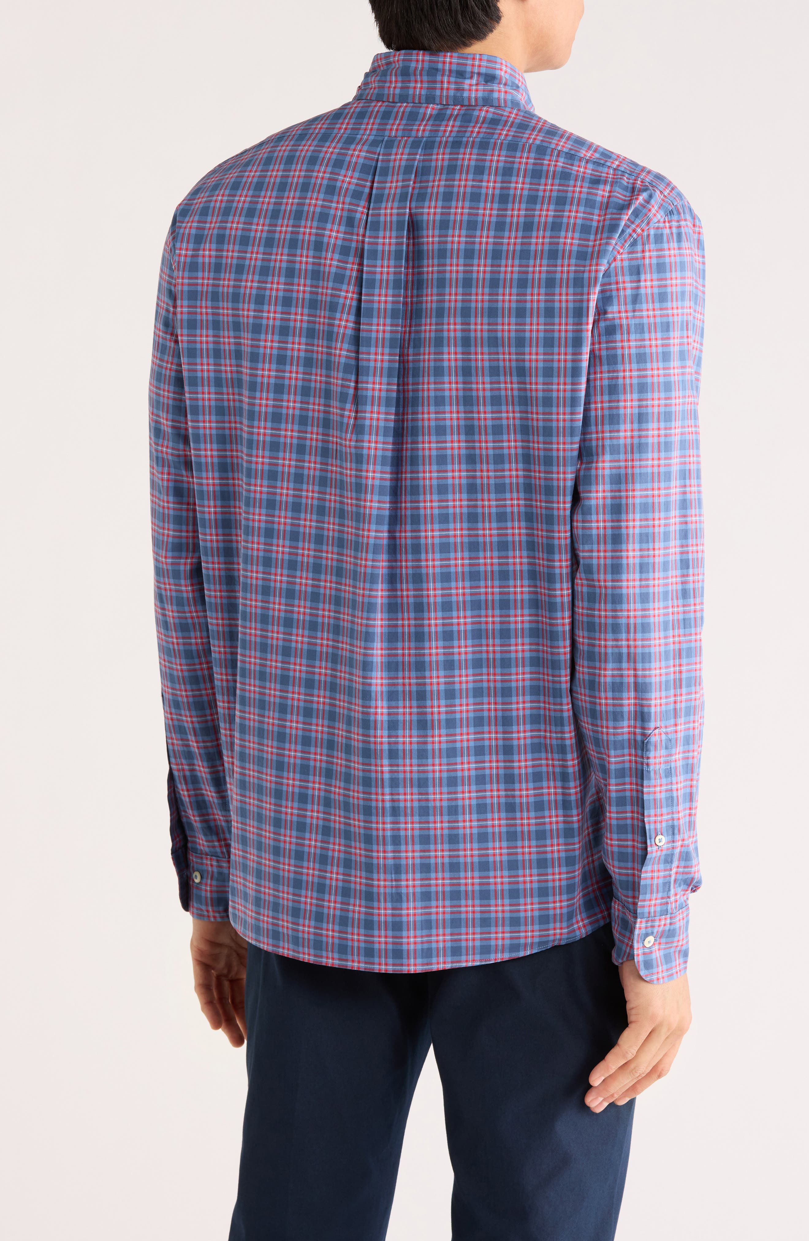 Sport Fit Plaid Button-Down Shirt - image 2