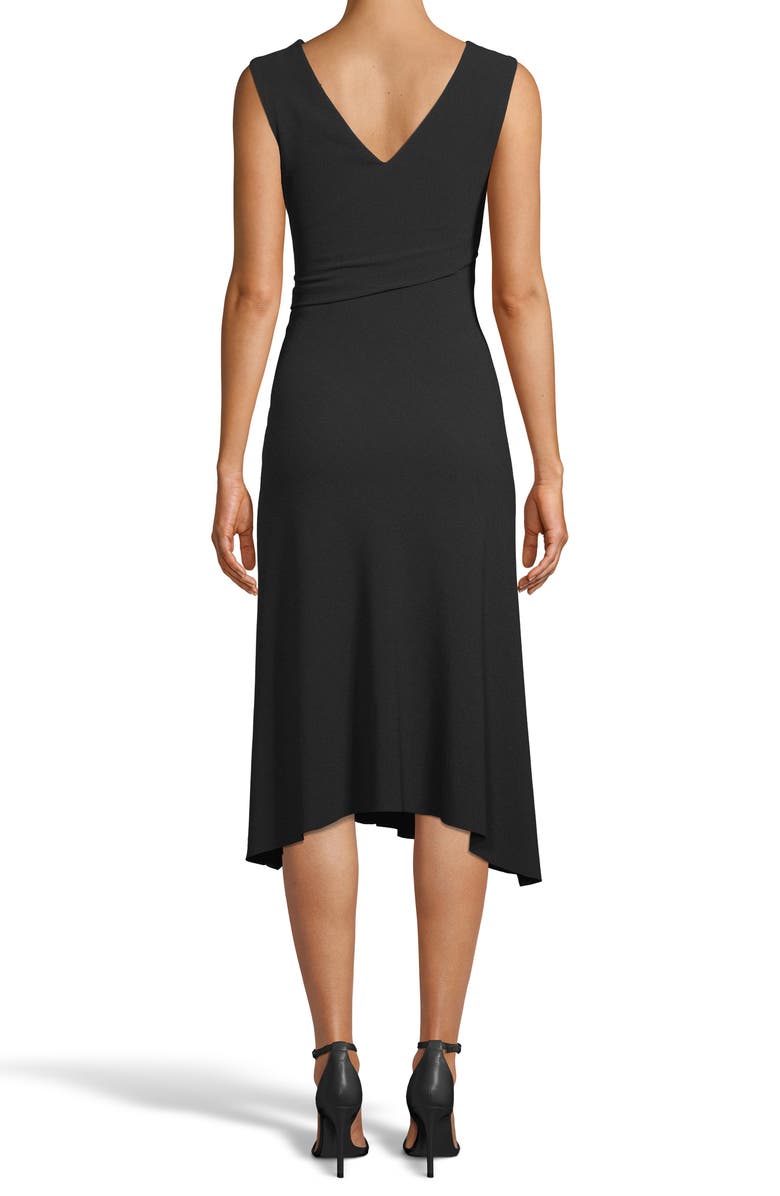 Anne Klein Asymmetrical Draped Dress, Alternate, color,