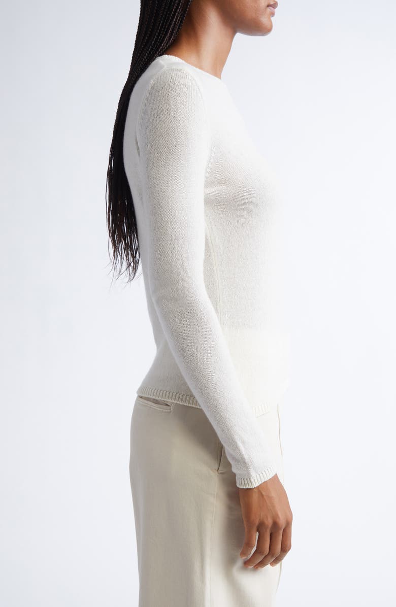 Eleventy Fine Gauge Cashmere Sweater, Alternate, color, Cream