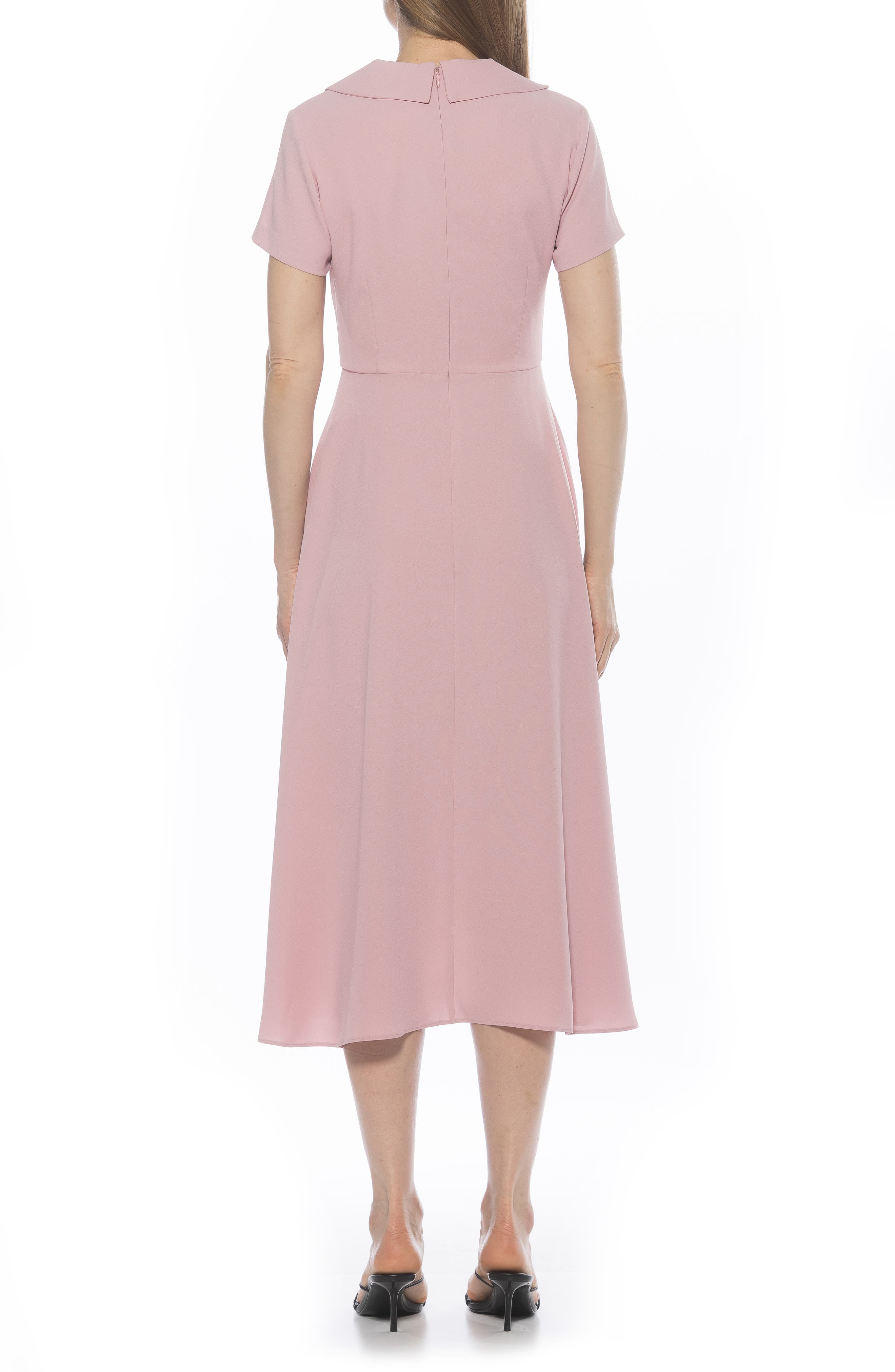 Jackie Asymmetric Collared Dress - image 4