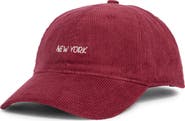 FRASIER STERLING New York Cotton Corduroy Baseball Cap