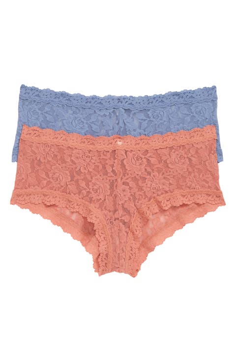 Assorted 2-Pack Lace Boyshorts