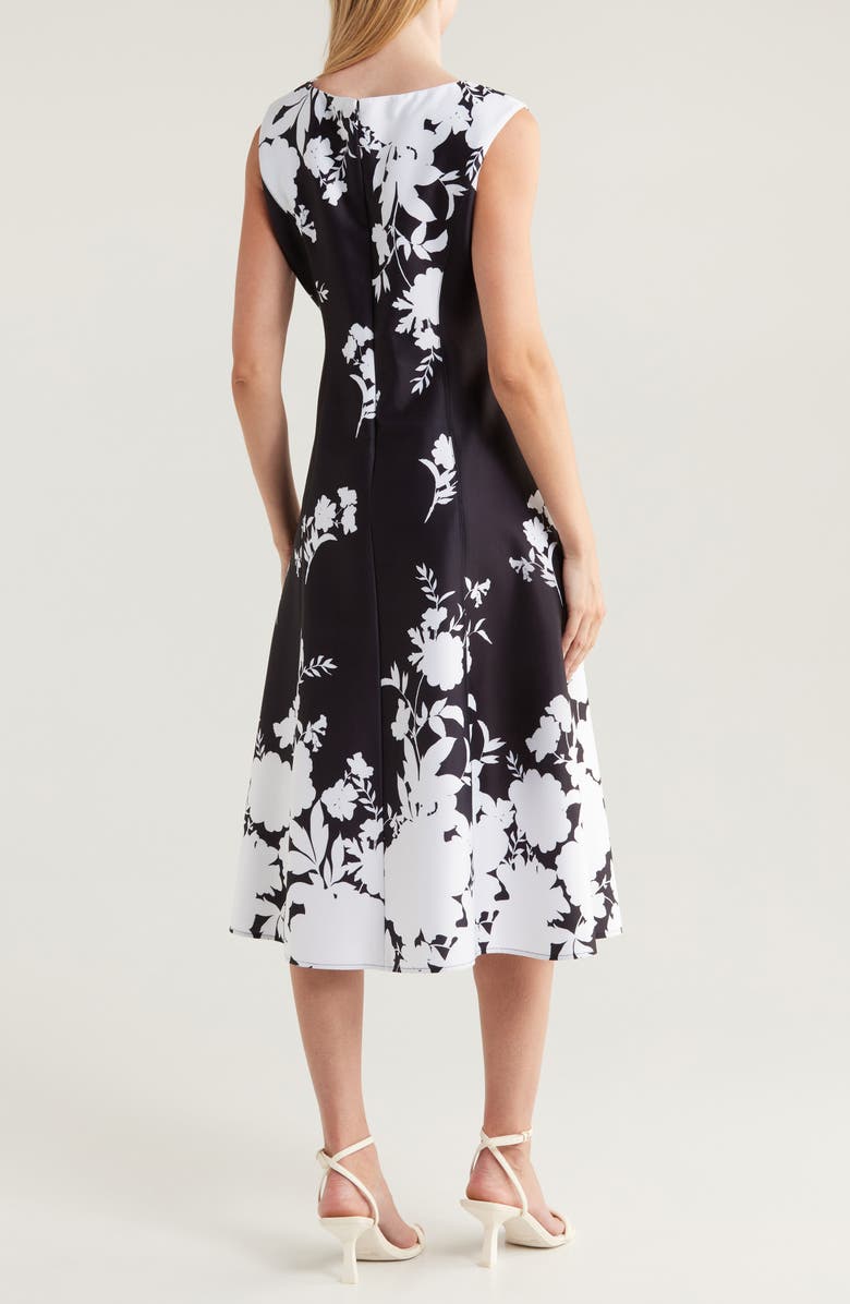 Donna Ricco Floral Scuba Dress, Alternate, color, 