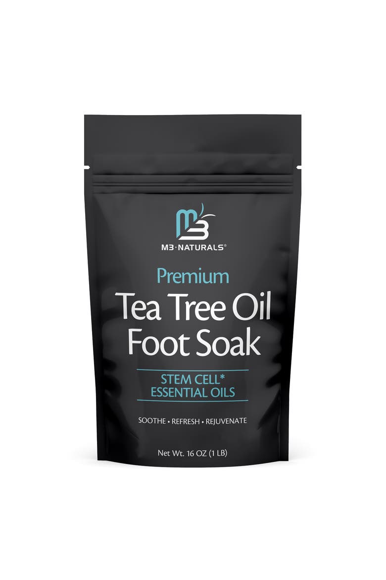 Tea Tree Oil Foot Soak, 16oz, Main, color, None
