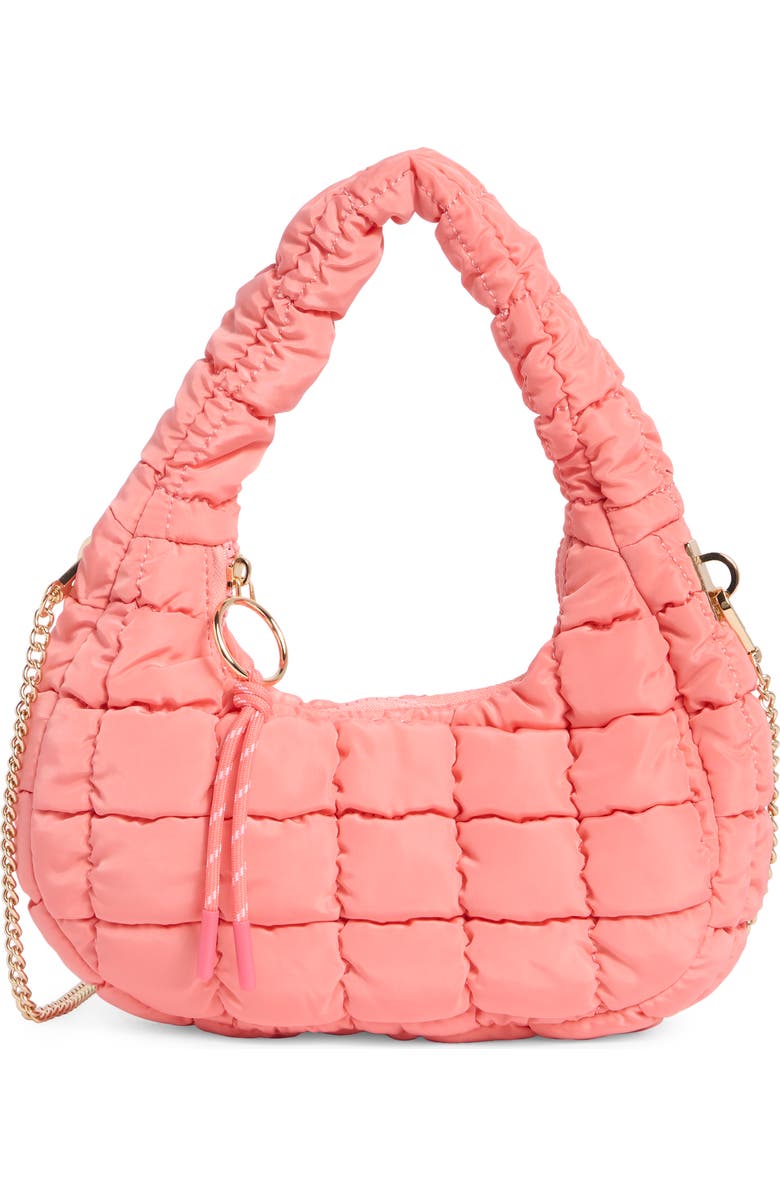 URBAN EXPRESSIONS HANDBAGS Small Nylon Hobo Bag, Main, color, Pink