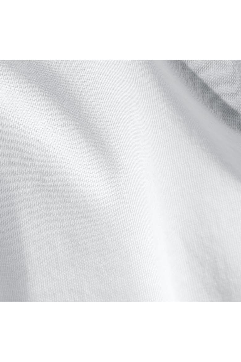 Organic Cotton Jersey Duvet Cover & Pillowcase Set, Alternate, color, White