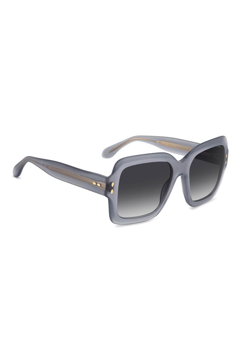 54mm Gradient Square Sunglasses, Alternate, color, GREY/ DARK GREY SF