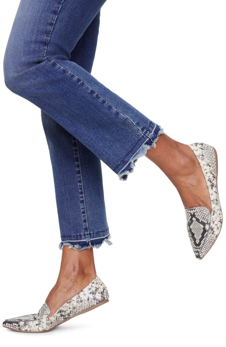 NYDJ Marilyn Chewed Hem Ankle Jeans, Alternate, color, 