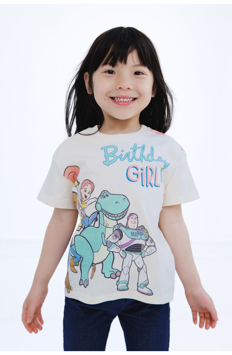 Disney Frozen Birthday Graphic T-Shirt, Alternate, color, Woody Buzz White